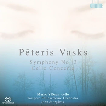 Cover: Pēteris Vasks – Symphony No. 3 · Cello Concerto