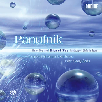 Cover: Andrzej Panufnik – Heroic Overture · Sinfonia di Sfere · Landscape · Sinfonia Sacra
