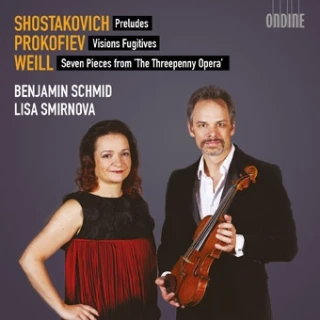 Dmitri Shostakovich · Sergei Prokofiev · Kurt Weill – Preludes from Op. 34 · (Arr. Dmitri Tsyganov) · Visions Fugitives, Op. 22 · (Arr. Viktor Derevianko) · Seven Pieces from 'The Threepenny Opera' · (Arr. Stefan Frenkel)