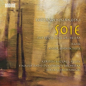 Cover: Lotta Wennäkoski – Soie for flute and orchestra · Hava · Amor Omnia Suite