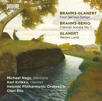 Brahms-Glanert · Detlev Glanert – Four Preludes and Serious Songs · Distant Land (Music with Brahms for Orchestra) · Brahms-Berio · Op. 120 No. 1 (Clarinet Sonata No. 1 for clarinet and orchestra by Luciano Berio)