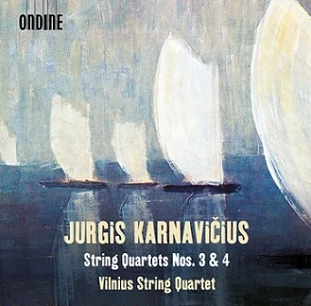 Cover: Jurgis Karnavicius – String Quartets Nos. 3 & 4