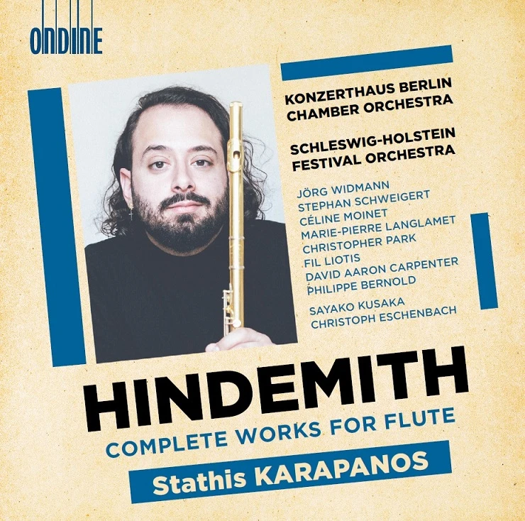 Cover: Paul Hindemith – Complete Works for Flute