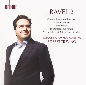 Cover: Maurice Ravel – Valses nobles et sentimentales · Menuet antique · Frontispice (orch. Boulez) · Shéhérazade Ouverture · Ma mère l'Oye (Mother Goose), Ballet