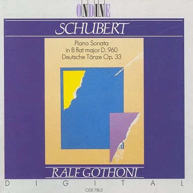Franz Schubert – Piano Sonata in B flat major D. 960 · Deutsche Tänze Op. 33