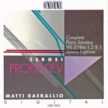 Cover: Sergei Prokofiev – Piano Sonatas Nos. 1-3 · Visions fugitives
