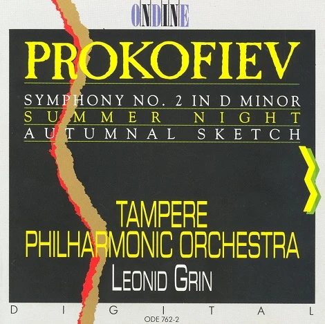 Cover: Sergei Prokofiev – Symphony No. 2 · Summer Night · Autumnal Sketch
