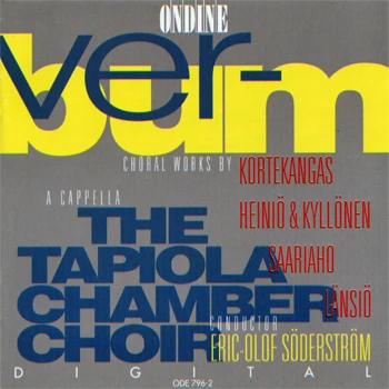 Cover: Verbum - An Anthology of Choral Works – Kortekangas · Saariaho · Länsiö · Heiniö · Kyllönen
