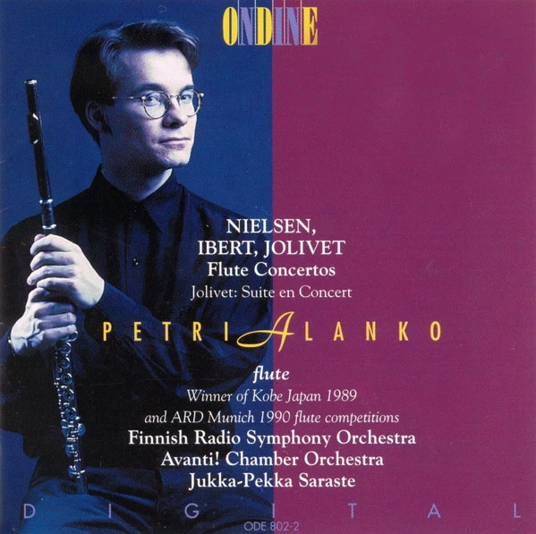 Carl Nielsen, Jacques Ibert & André Jolivet – Flute Concertos