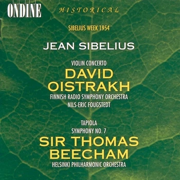 Cover: Jean Sibelius – Violin Concerto · Tapiola · Symphony No. 7