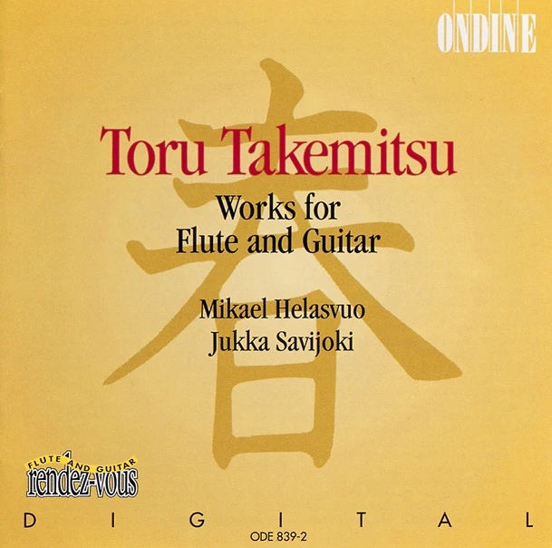 Cover: Toru Takemitsu – Works for Flute and Guitar