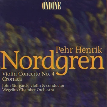 Cover: Pehr Henrik Nordgren – Violin Concerto No. 4 · Cronaca